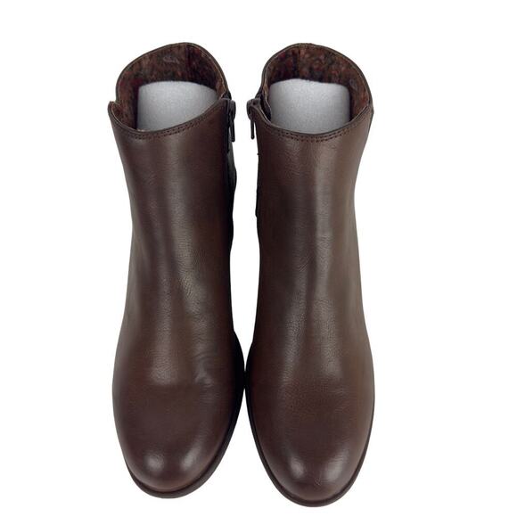 B.O.C. LYDIA BACK BELT COMFORT BOOTIE IN BROWN NWOB WOMEN'S SIZE 9.5M - Picture 2 of 13